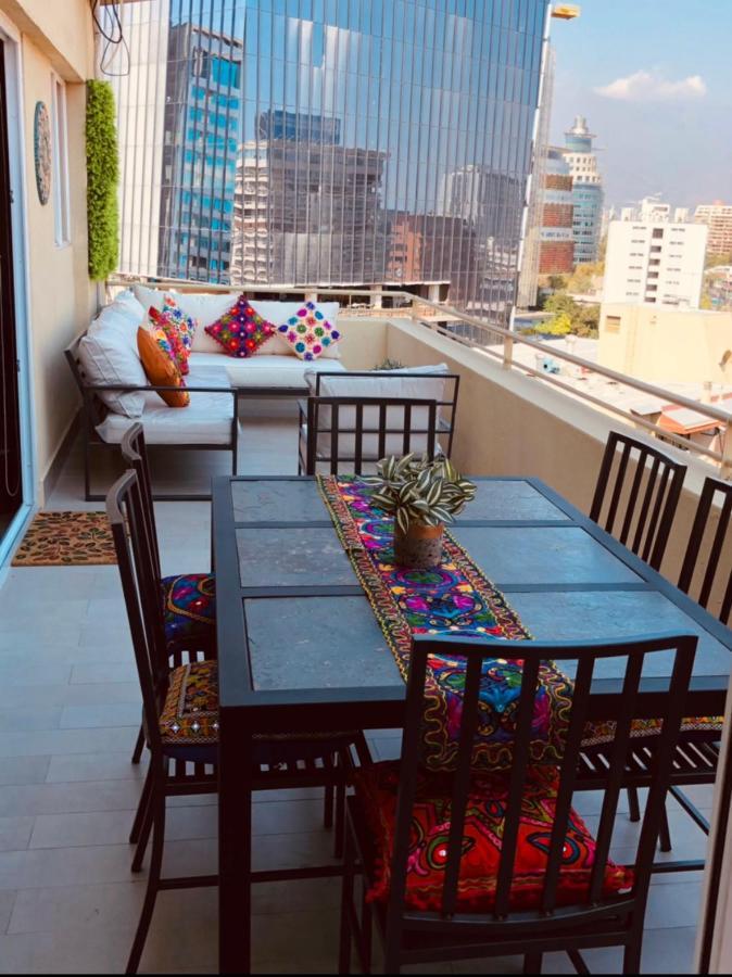 Apartament Condo Amueblado, Encomenderos 200 El Golf, Las Condes Santiago Con Vista Al Costanera Center Buitenkant foto