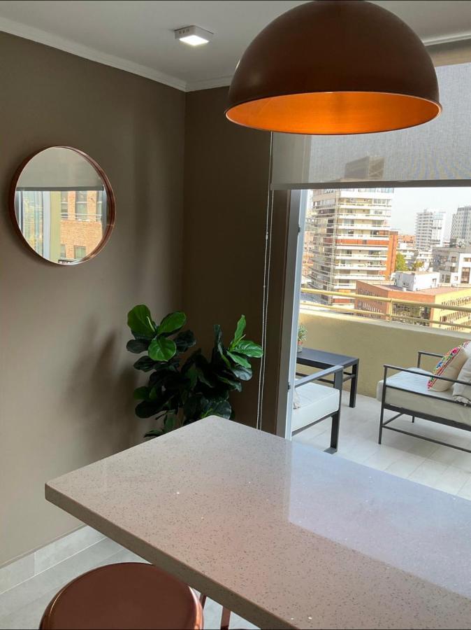 Apartament Condo Amueblado, Encomenderos 200 El Golf, Las Condes Santiago Con Vista Al Costanera Center Buitenkant foto