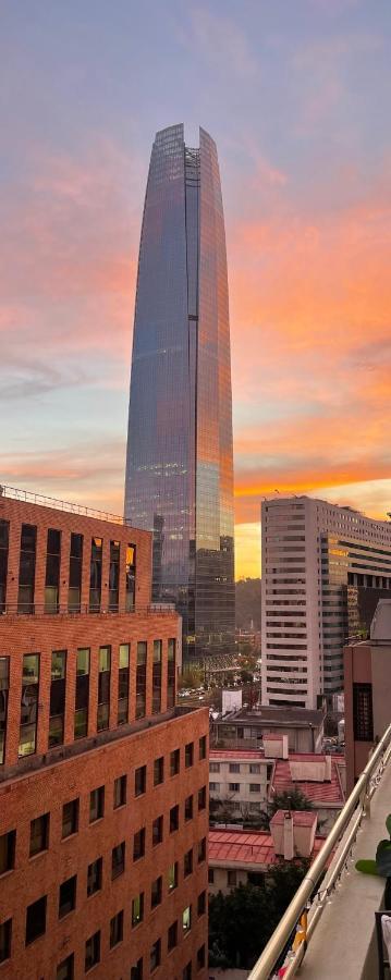 Apartament Condo Amueblado, Encomenderos 200 El Golf, Las Condes Santiago Con Vista Al Costanera Center Buitenkant foto